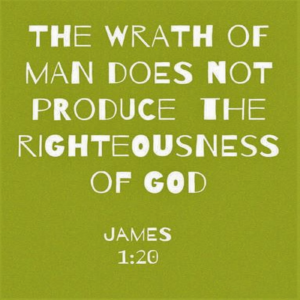 Read more about the article 1.213 The Wrath of Man Worketh Not the Righteousness of God