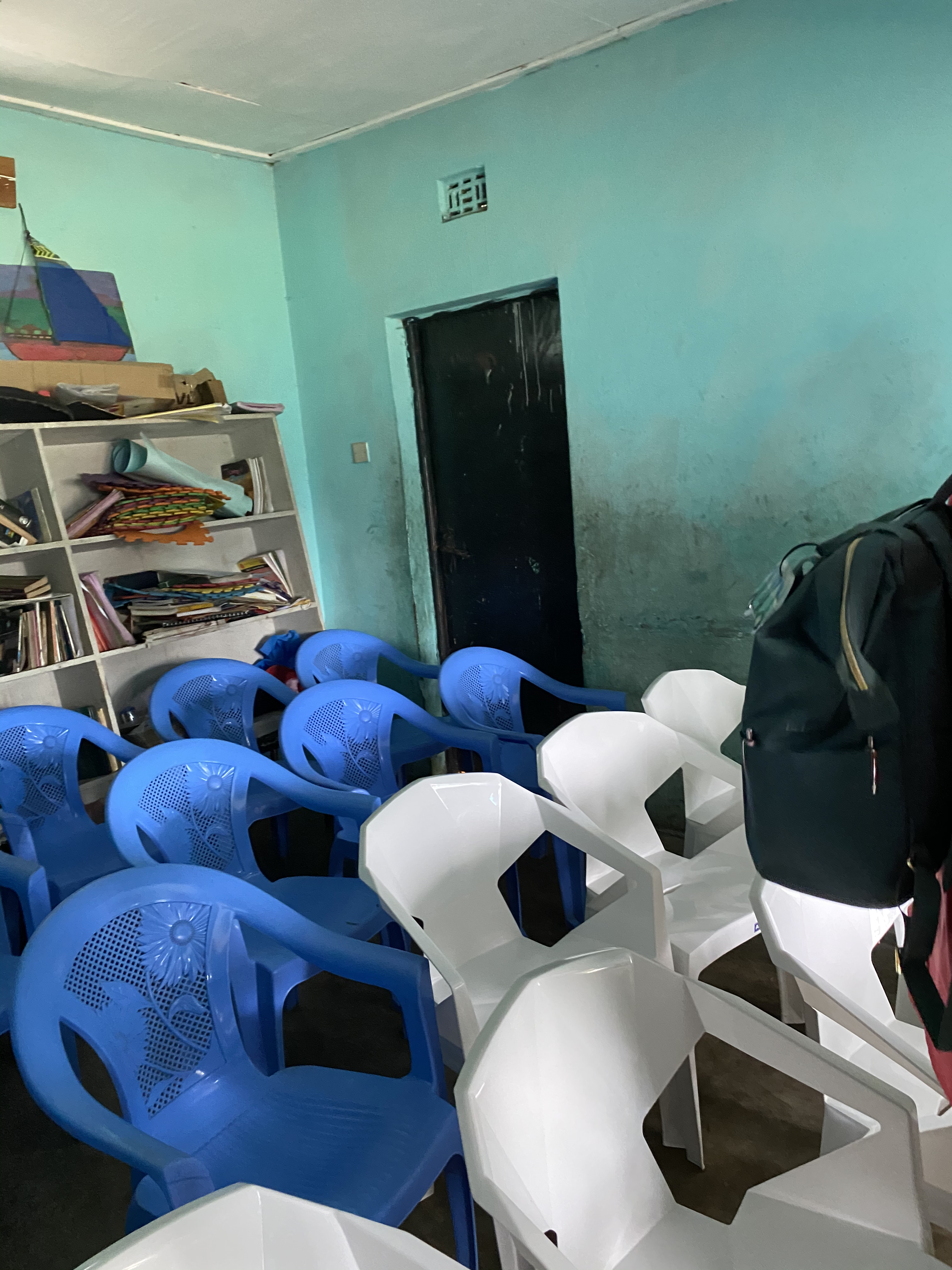 This is the room at the orphanage where the local ministers gathered when they heard we were coming just to visit.  The room was full.  The hunger among the people is so moving.