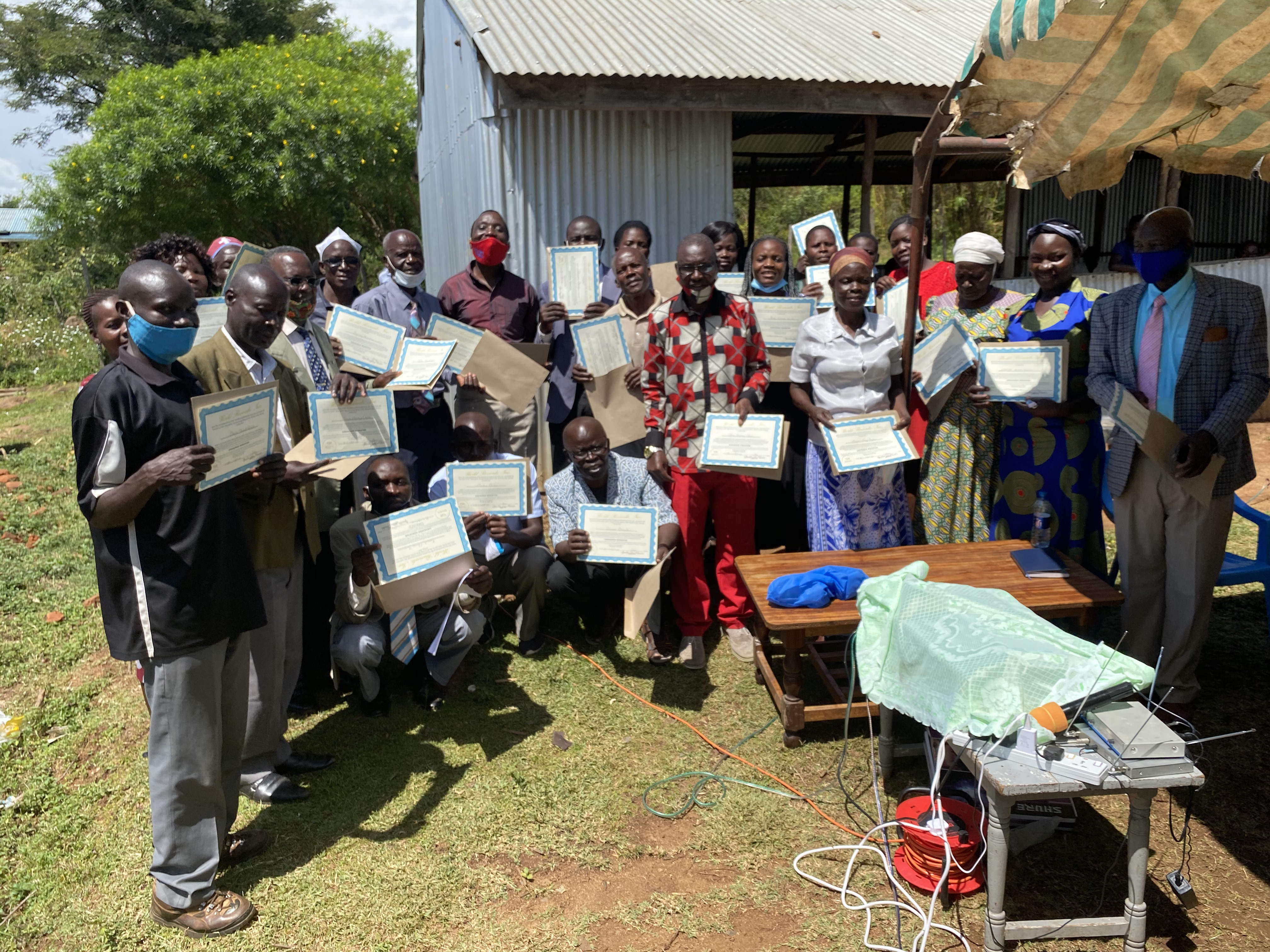 Ministers ordained in Osiri, Kenya