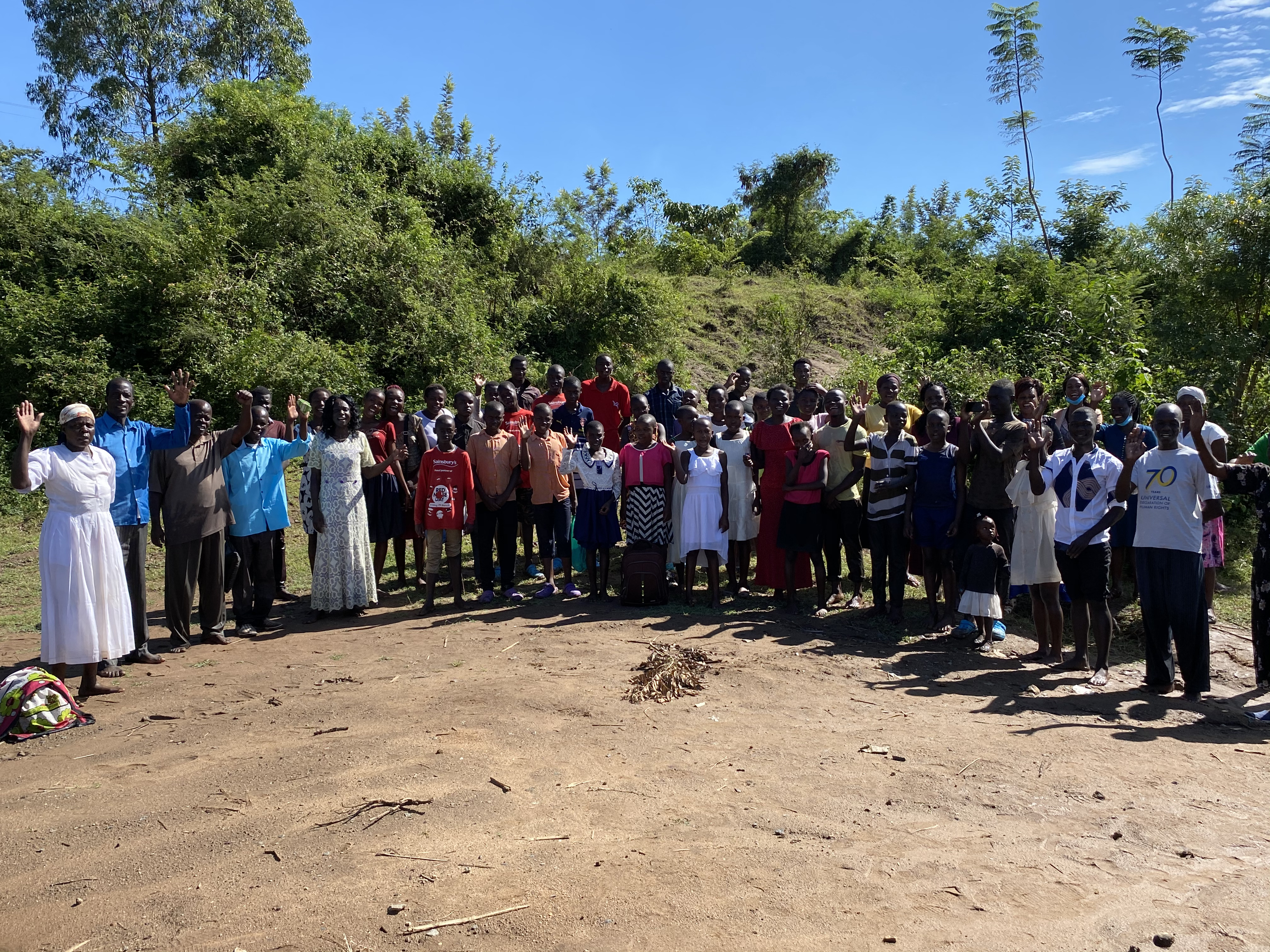 Baptism at River Kibos in Kisumu, Kenya