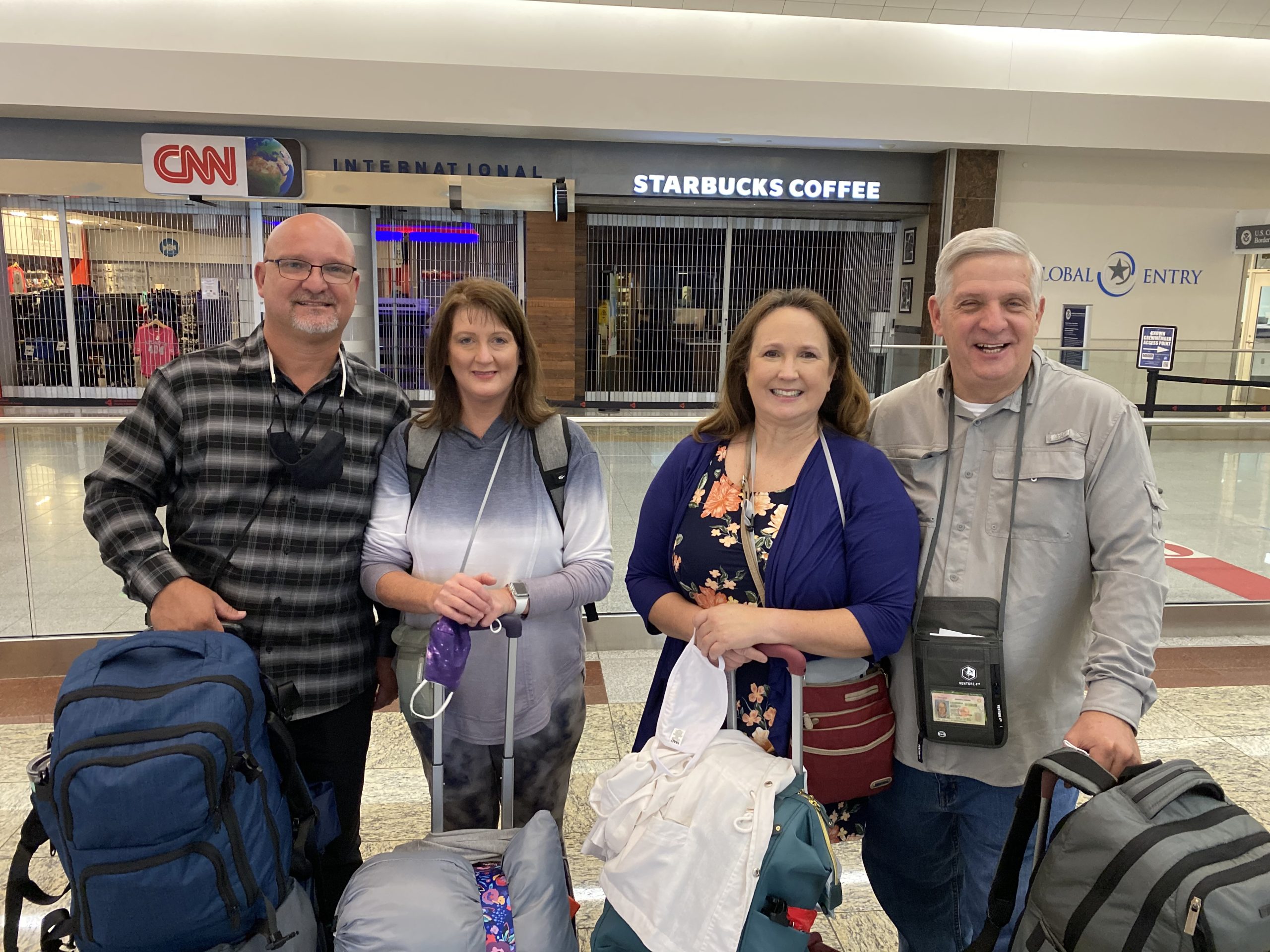 The members of the team:  Micheal and Patti Harris, Lisa and John Meador