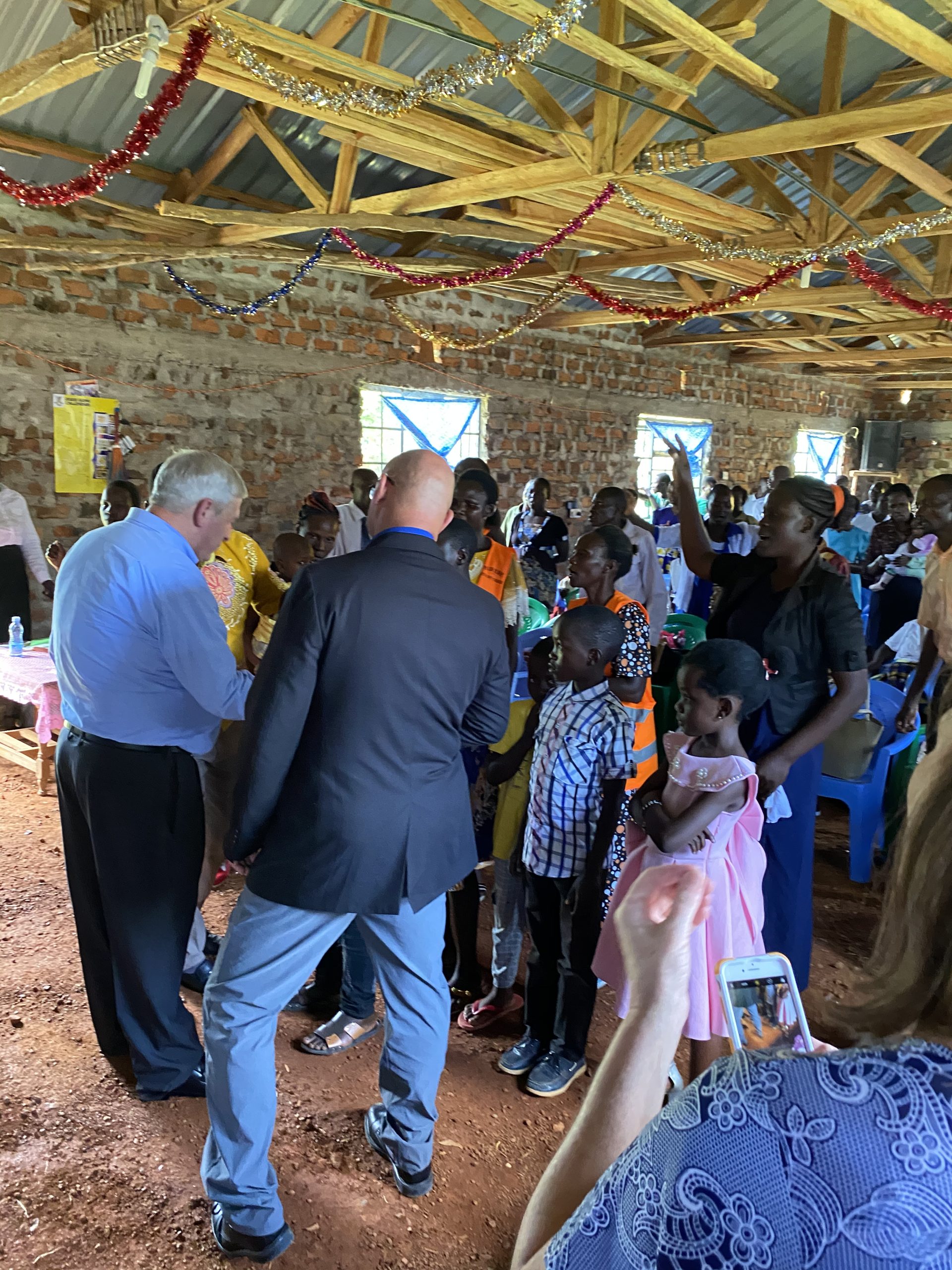 Praying for the sick in Mirere