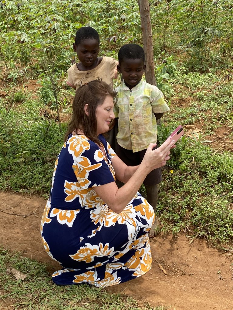 The children- they were always fascinated at our phones!