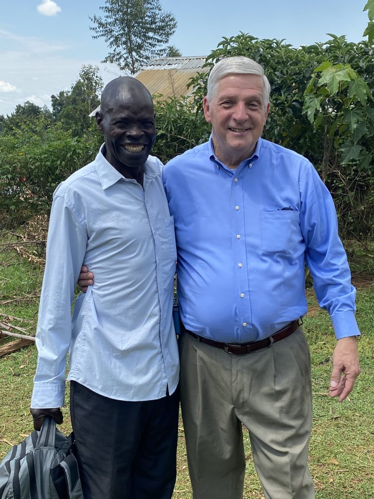 This man could not speak English, but he prayed for Apostle John and we have no idea what he said, but the presence of God's spirit let us know the Lord had heard his prayer!