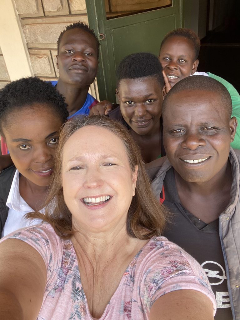 The staff of the Shalom hotel in Mumias.  They were very kind to us.   We will miss them and they were sad to see us leave.