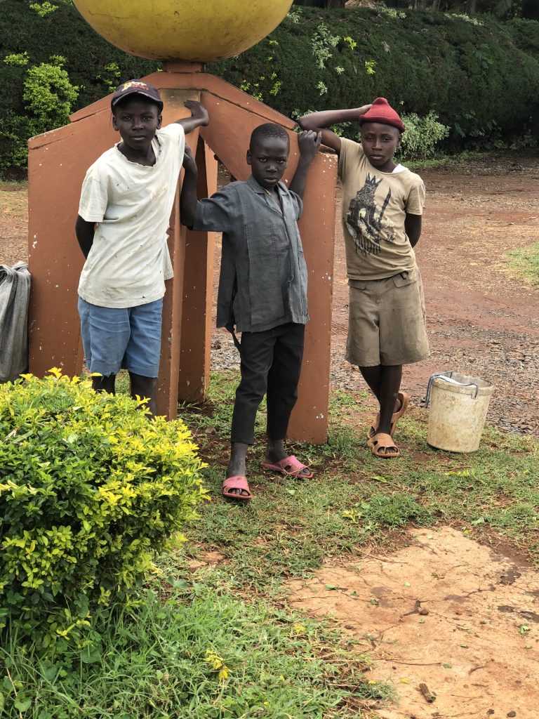 The children always want us to take their pictures