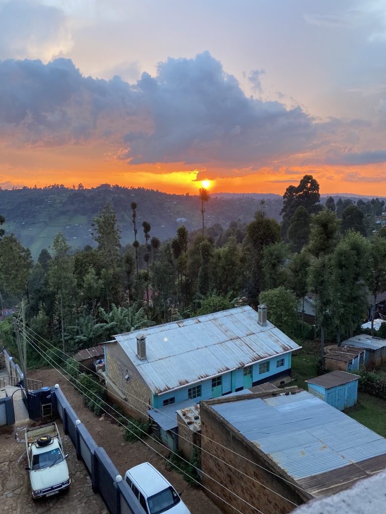 Much different here- beautiful sunsets