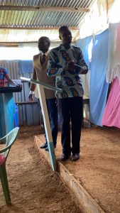 The pastor testifying of how God had breathed new life in him during the service that day.