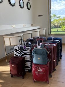Just one more time with the luggage in Kenya.