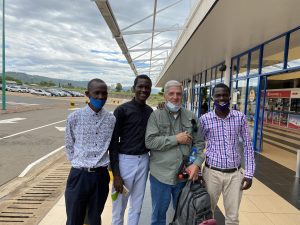 Saying good bye for now in Kisumu.